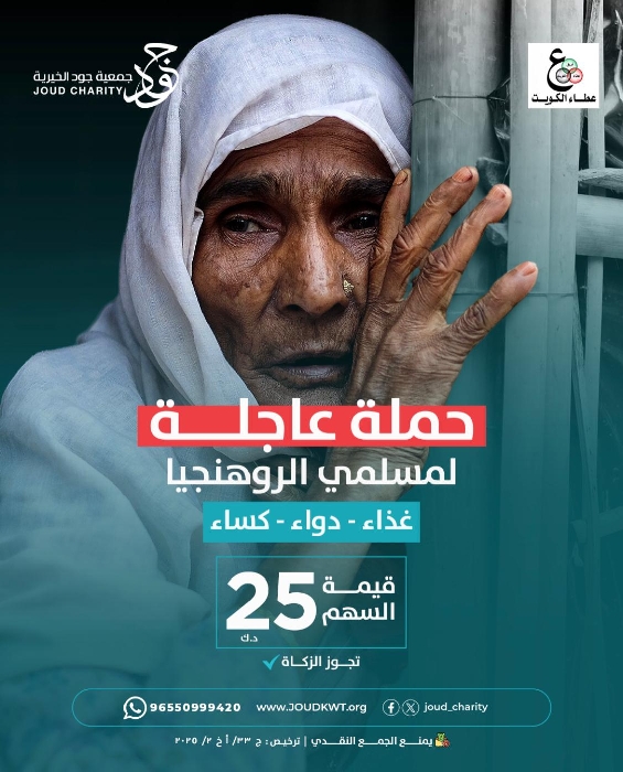 صورة تفريج كربة لمسلمي الروهنجيا (غذاء وكساء)